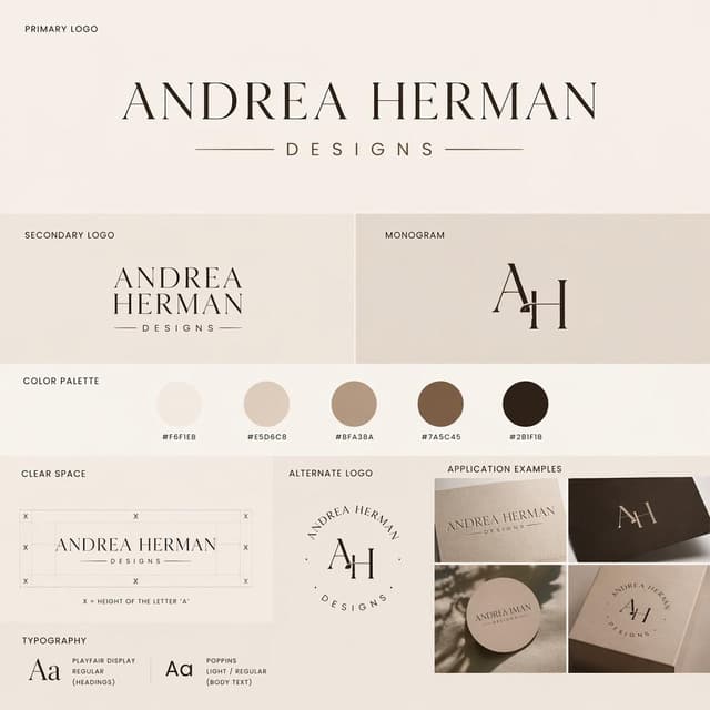Professional brand identity logo displayed on a clean background