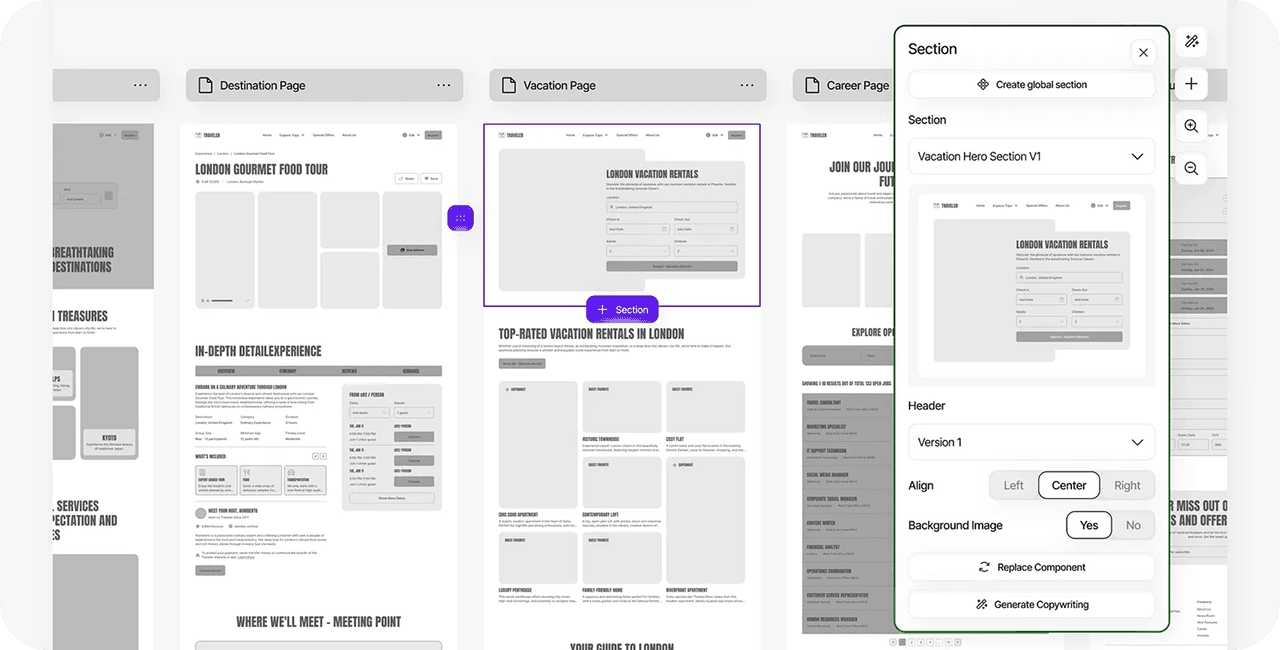 Wireframe & UI Design Overview